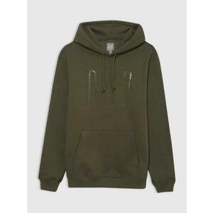 Kapucnis pulóver logóval és kapucnival kép