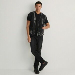 Reserved - Koptatott hatású slim farmer - Fekete kép