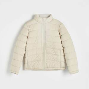 Reserved - Állógalléros steppelt dzseki - Bézs kép