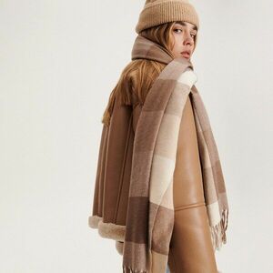 Reserved - Kockás sál - Bézs kép