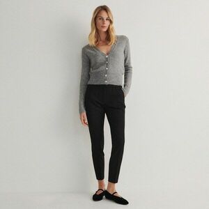 Reserved - Élére vasalt nadrág - Fekete kép