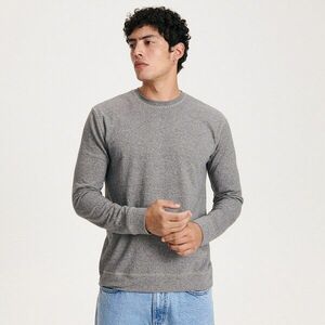 Reserved - Regular szabású, hosszú ujjú póló - Szürke kép