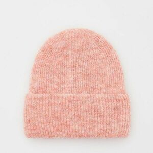 Reserved - Gyapjúkeverék beanie sapka - Narancs kép