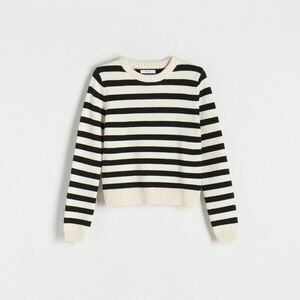 Reserved - Csíkos pulóver - Fekete kép