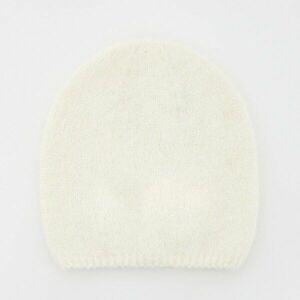 Reserved - Alpakagyapjú-keverék beanie sapka - Krém kép