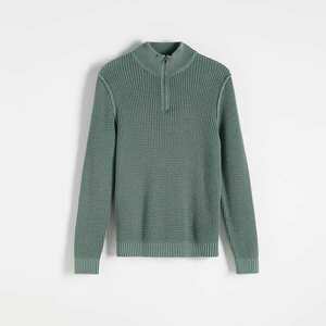 Reserved - Állógalléros pulóver - Zöld kép