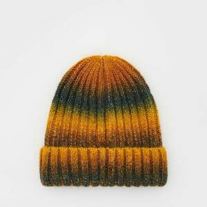 Reserved - Bordázott kötésű beanie sapka - Többszínű kép