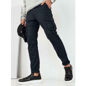 Férfi sötétkék színű cargo nadrág kép