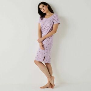 Rövid ujjú, virágmintás hálóing kép