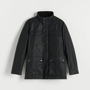 Reserved - Állógalléros dzseki - Fekete kép