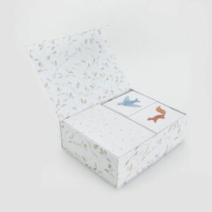 Reserved - 4 darab tárolókosár - Krém kép