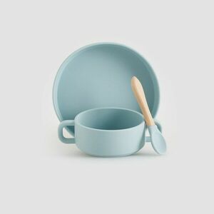 Reserved - Szilikon étkészlet - Kék kép