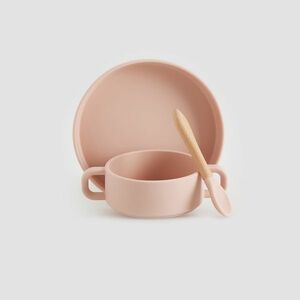 Reserved - Szilikon étkészlet - Rózsaszín kép