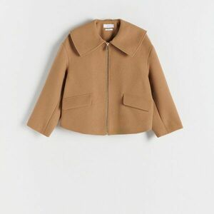 Reserved - Kabát széles gallérral - Bézs kép