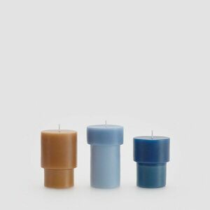 Reserved - 3 darab tömbgyertya - Többszínű kép