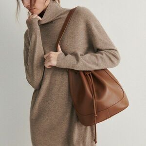 Reserved - Műbőr kézitáska - Barna kép