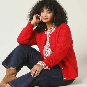 Gombos pulóver, egyszínű kép