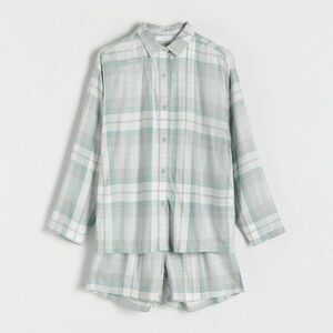 Reserved - Kétrészes viszkóz pizsamaszett - Világosszürke kép