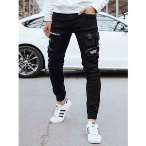 Férfi fekete cargo farmer kép