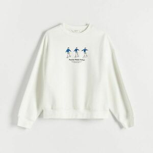 Reserved - Mintás melegítőfelső - Krém kép