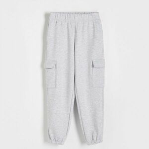 Reserved - Cargo melegítőnadrág - Világosszürke kép