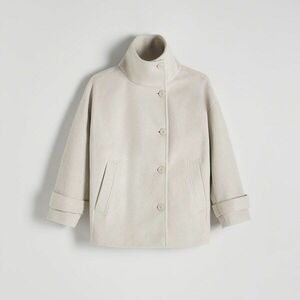 Reserved - Állógalléros kabát - Bézs kép