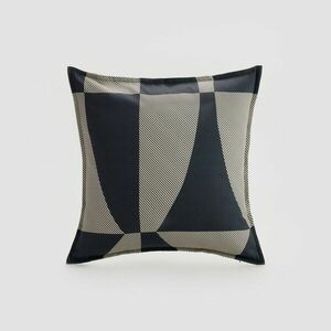 Reserved - Geometrikus mintájú párnahuzat - Szürke kép