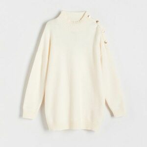 Reserved - Garbónyakú pulóver - Krém kép