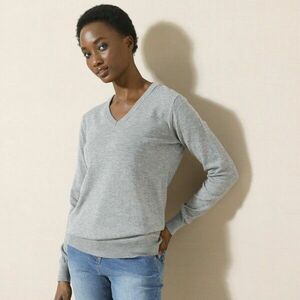 Báránygyapjú V-nyakú pulóver kép