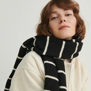 Reserved - Kötött sál - Fekete kép