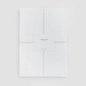 Reserved - Pamut asztalterítő jacquard mintával - Fehér kép
