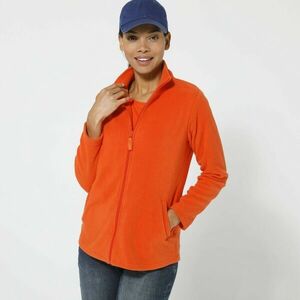 Fleece pulóver cipzárral kép