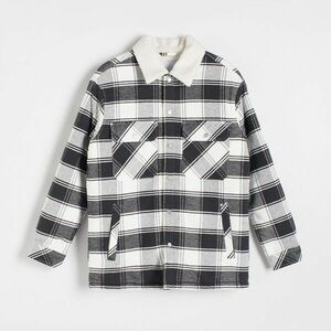 Reserved - Kockás serpadzseki - Fekete kép