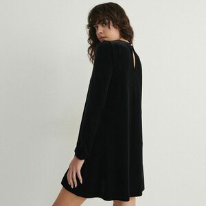 Reserved - Velúr miniruha - Fekete kép