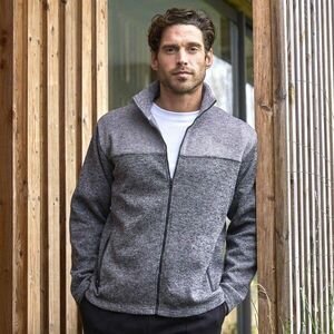 Cipzáras pulóver, szálcsiszolt mollettonból kép