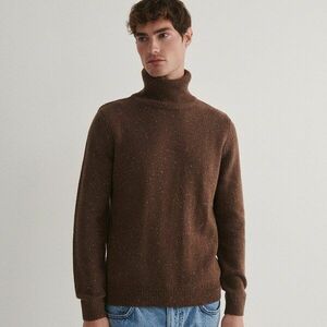 Reserved - Garbó dekoratív kötéssel - Bordó kép