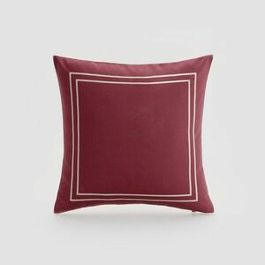 Reserved - Pamut párnahuzat mintával - Bordó kép