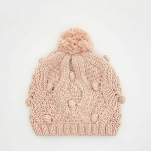 Reserved - Gyapjúszálas sapka - Bézs kép