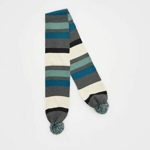 Reserved - Többszínű sál bojtokkal - Türkiz kép