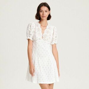 Reserved - Azsúrozott miniruha - Fehér kép