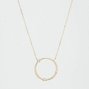 Reserved - Nyaklánc dekoratív díszítéssel - Arany kép