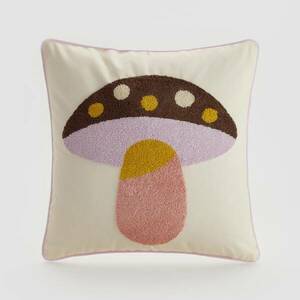 Reserved - Pamut párnahuzat hímzett díszítéssel - Többszínű kép