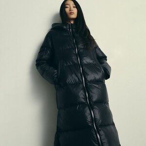 Reserved - Természetes anyaggal bélelt kabát - Fekete kép