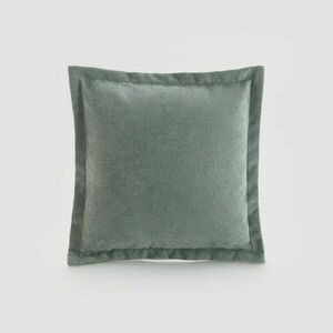 Reserved - Párnahuzat dekoratív öltésekkel - Zöld kép