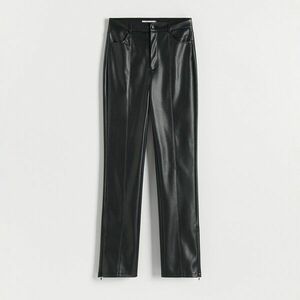 Reserved - Műbőr nadrág - Fekete kép