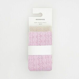 Reserved - Babies` tights multi - Bíbor kép