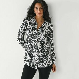 Kétszínű virágmintás ing kép