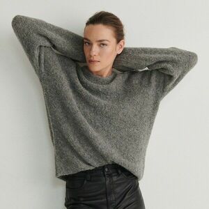 Reserved - Gyapjúkeverék pulóver - Szürke kép