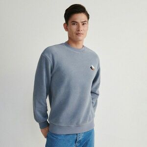 Reserved - Hímzett pulóver - Kék kép