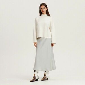 Reserved - Lyocellben gazdag maxiszoknya - Világosszürke kép